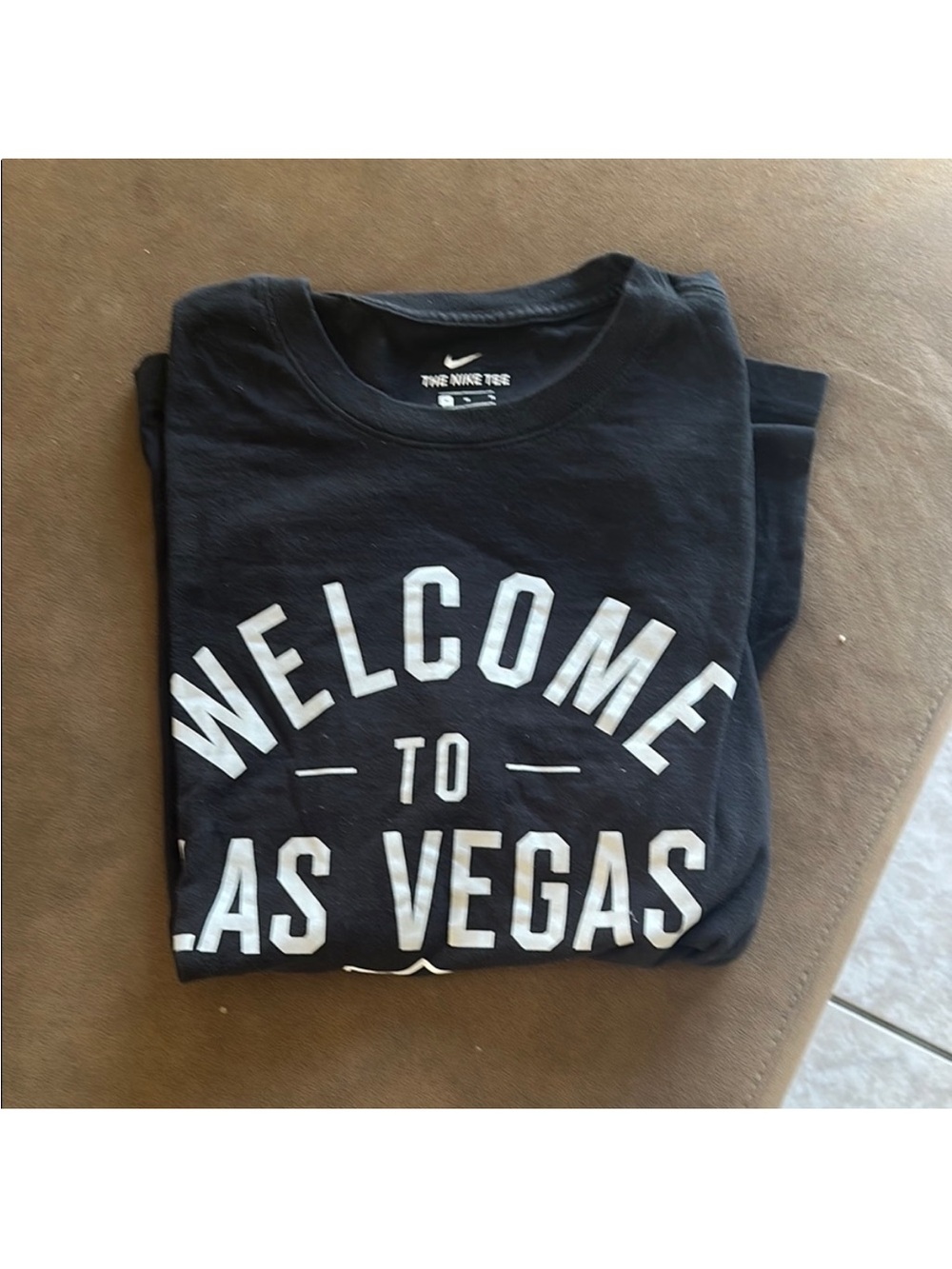 Nike Black 'Welcome to Las Vegas' Graphic Short Sleeve Tee